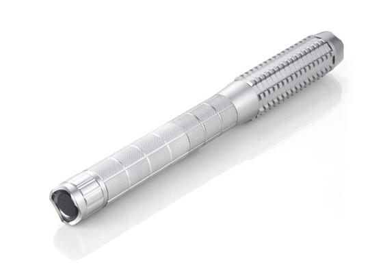 5W skidproof आपात एल्यूमिनियम पुलिस Knurling सतह के साथ मशाल एलईडी