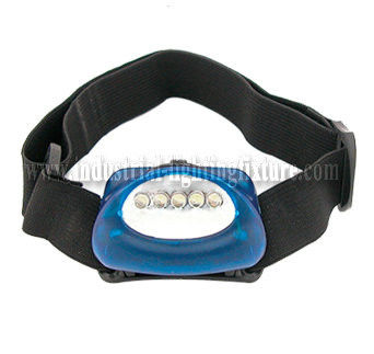 निविड़ अंधकार क्री मत्स्य पालन के लिए सिर मशाल एएए, 5 व्हाइट एलईडी Headlamp एलईडी