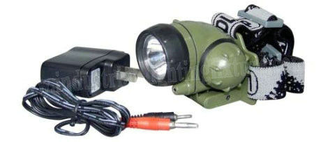 उच्च तीव्रता निविड़ अंधकार बैटरी फायरमैन के लिए 3 वाट एलईडी Headlamp