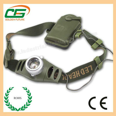 ABS प्लास्टिक 3w Rechargeable एलईडी क्री हेडलाइट, डेरा डाले हुए के लिए Rechargeable Headlamp का नेतृत्व किया