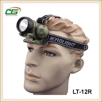 बैटरी के साथ उच्च शक्ति 3W क्री एलईडी हेड मशाल / Headlamp