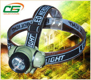 लिथियम आयन 3W बैटरी हेड मशाल क्री, व्हाइट एलईडी Headtorch एलईडी