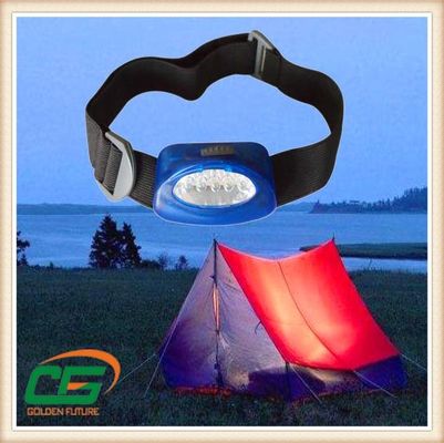 डेरा डाले हुए एएए 5pcs व्हाइट Headlamp 14000MCD के नेतृत्व में सूखी बैटरी के साथ