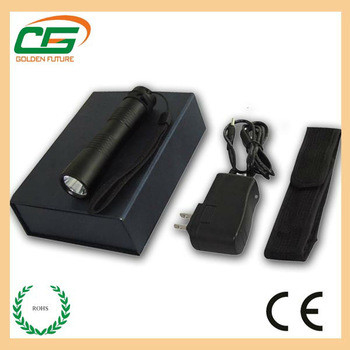हाई पावर क्री एलईडी टॉर्च जलाकर rechargeable, समायोज्य एलईडी टॉर्च