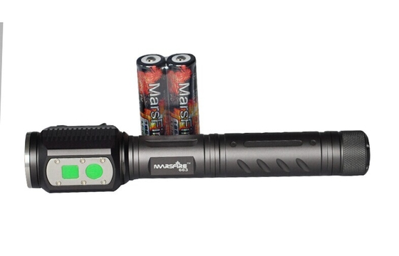 उच्च लुमेन सामरिक एलईडी टॉर्च, यात्रा के लिए 7.4V क्री एलईडी टॉर्च लाइट