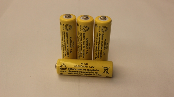 AA 1.2V 900mAh NiCD रिचार्जेबल टॉर्च बैटरी रिचार्जेबल टॉर्च बैटरी