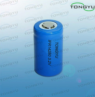 कम आत्म छुट्टी LiFePO4 बैटरी 3.2V सौर एलईडी रोशनी के लिए 320mAh / टॉर्च