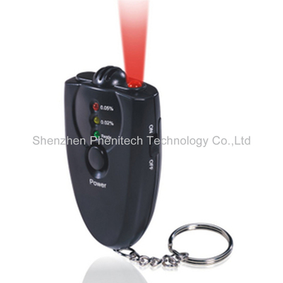 मशाल समारोह के साथ चाबी का गुच्छा Breathalyzer डिजिटल सांस शराब परीक्षक