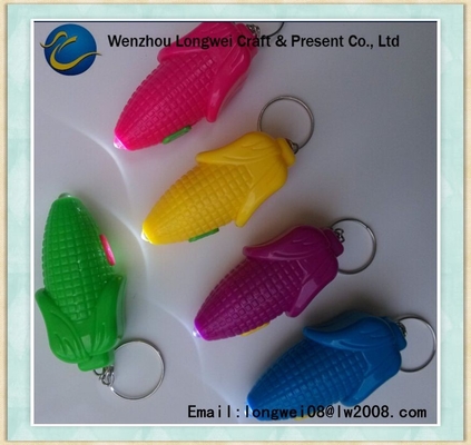 सौर टॉर्च प्लास्टिक carabiner चाबी का गुच्छा, OEM एलईडी कीरिंग