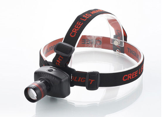 ज़ूम लाल अंगूठी, चलाने के लिए रिचार्जेबल headlamp के साथ सिर मशाल 180LM एलईडी